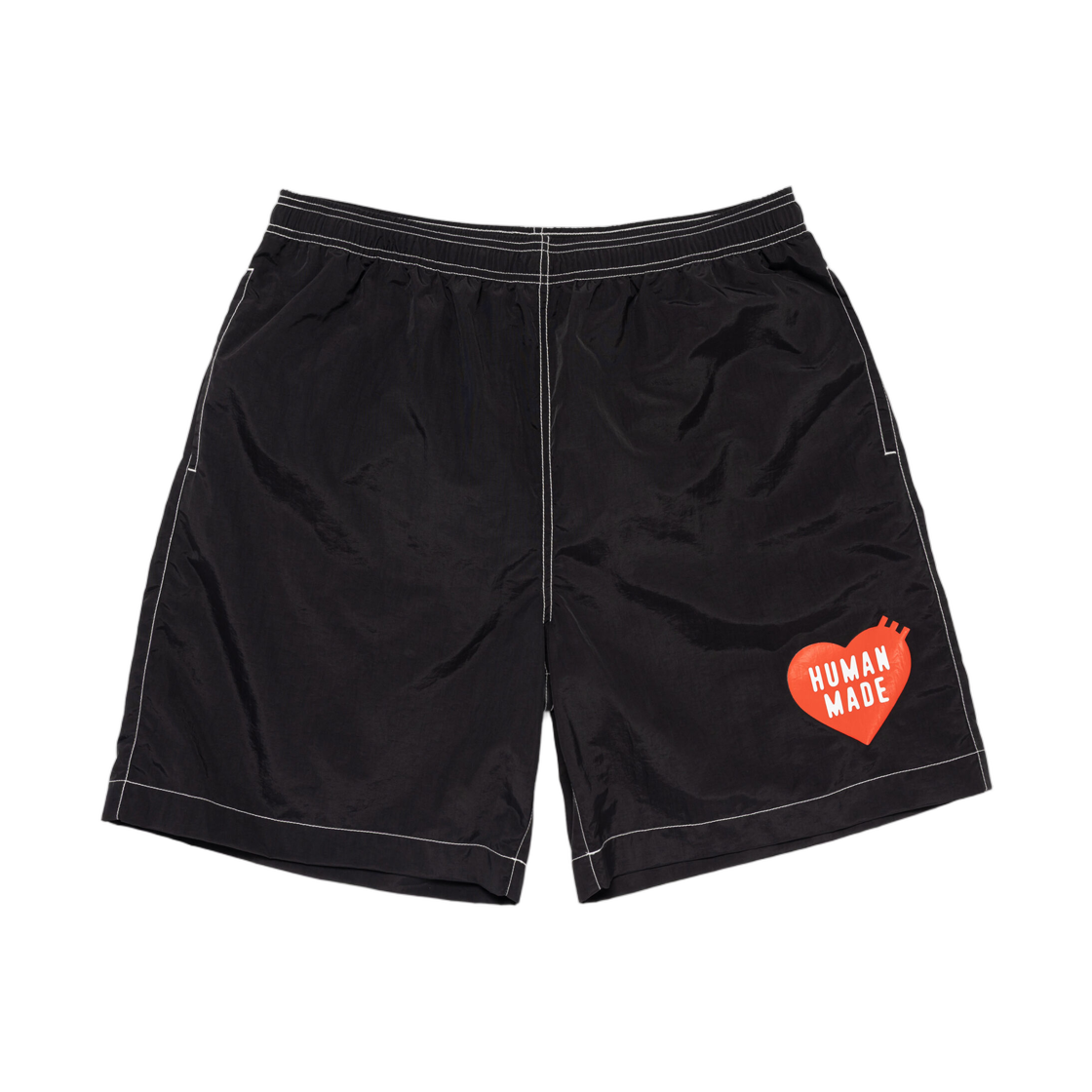 휴먼 메이드 스윔 쇼츠 블랙(Human Made Swim Shorts Black) - 1