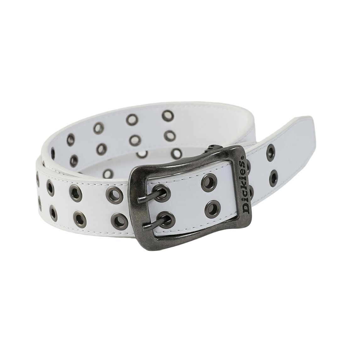 디키즈 40mm 더블 아일렛 벨트 화이트(Dickies 40mm Double Eyelet Belt White) - 1