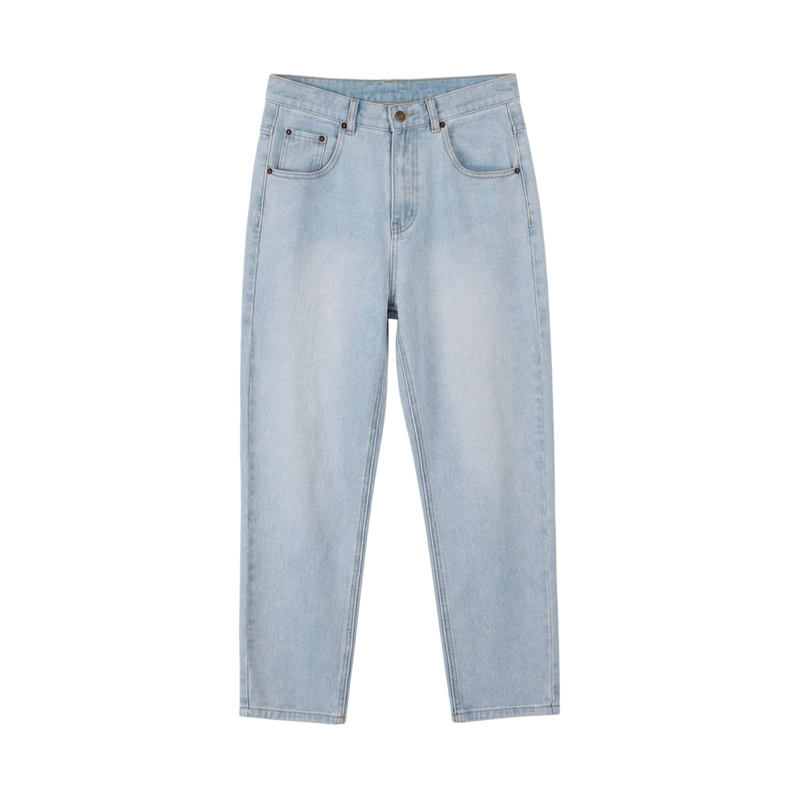 GC3737 GCLIP Light Blue Baggy Straight Jeans