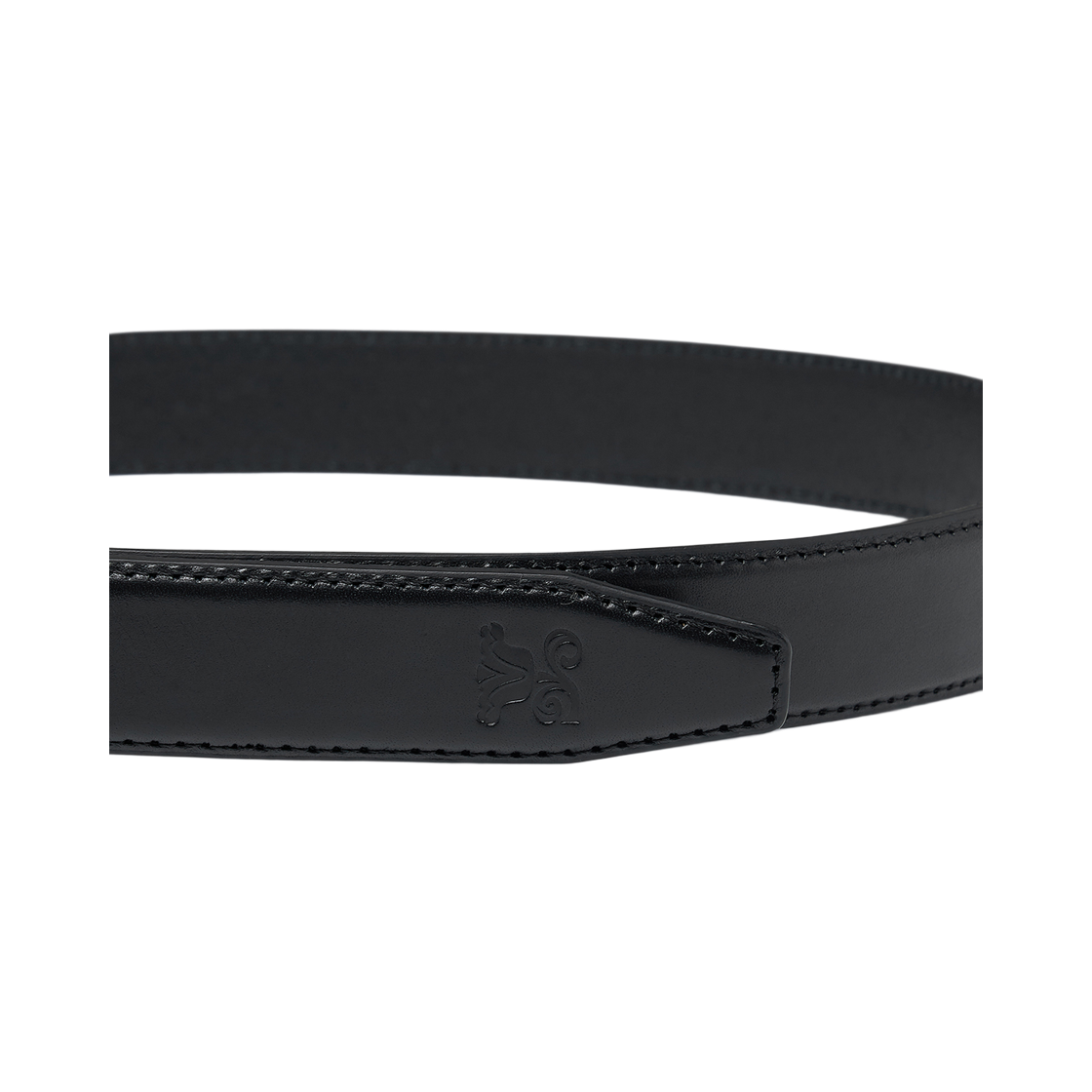 스트레인저 클래식 버클 레더 벨트 블랙/실버(Stranger Classic Buckle Leather Belt Black/Silver) - 3