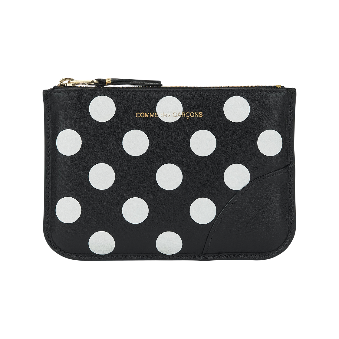 꼼데가르송 SA8100PD 폴카 닷 프린트 지갑 블랙(Comme des Garcons SA8100PD Polka Dot Printed Wallet Black)