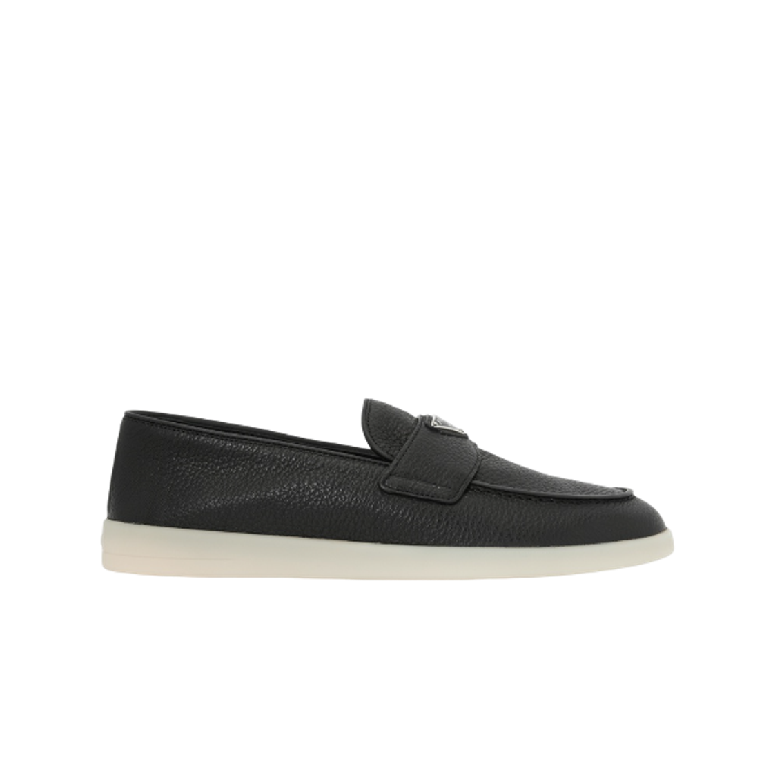 2DG124-013-F0632 Prada Leather Loafers Black