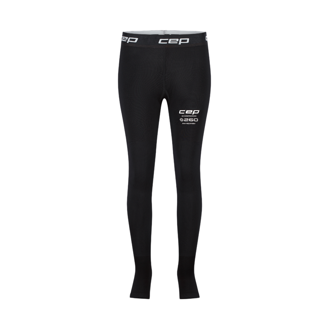 (W) CEP 프로 리커버리 오픈 토 컴프레션 타이츠 블랙((W) CEP Pro Recovery Open Toe Compression Tights Black)