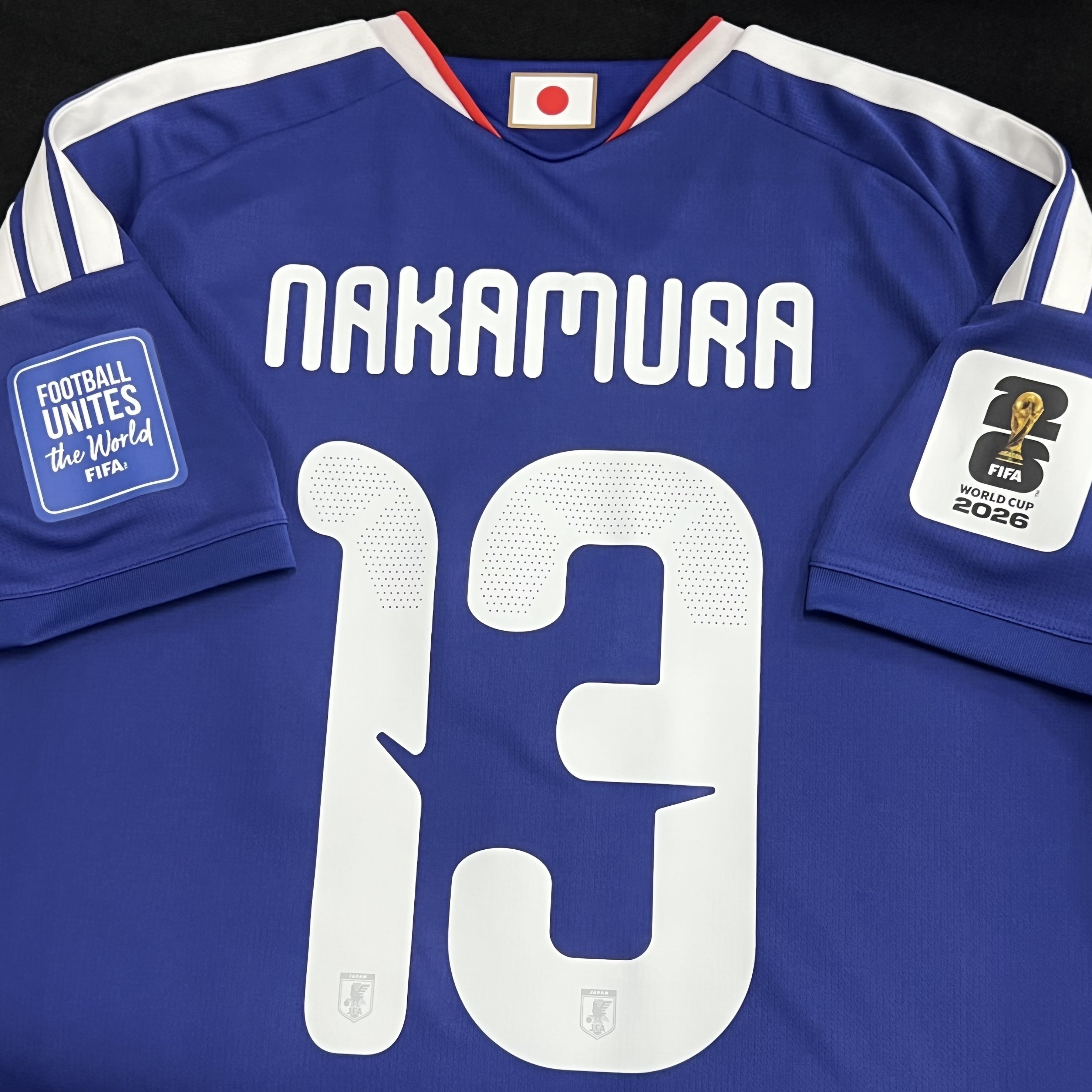 Adidas Japan 2026 Home Replica Jersey Japan Blue Ash Blue - KR Sizing (Non Marking Ver.), Y-3 Japan 2024 Home Replica Jersey Legend Ink - KR Sizing 착용 스타일 - 1