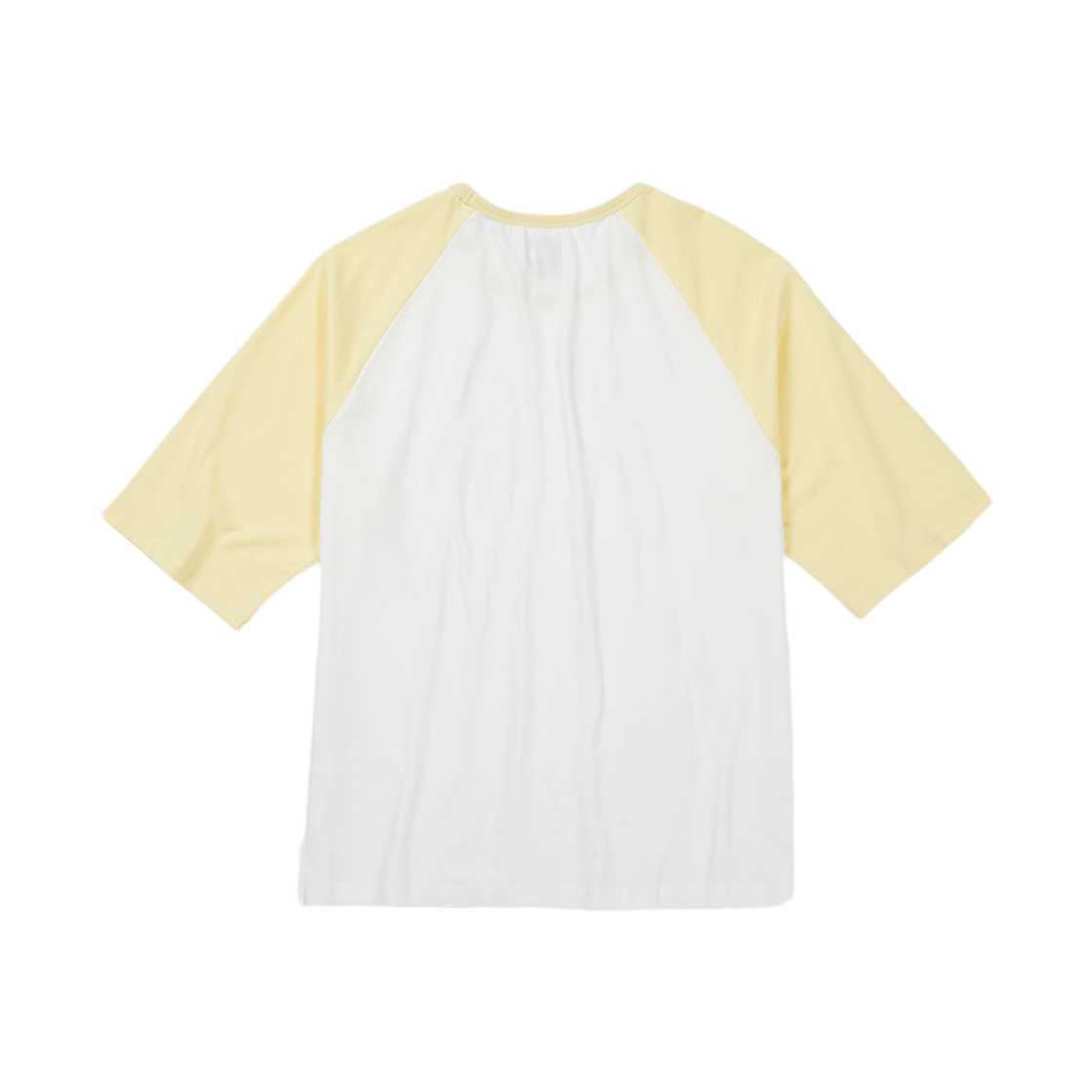 사일런트실러블 투 톤 래글런 티셔츠 페일 레몬(SILENTSYLLABLE Two Tone Raglan T-shirts Pale Lemon) - 2