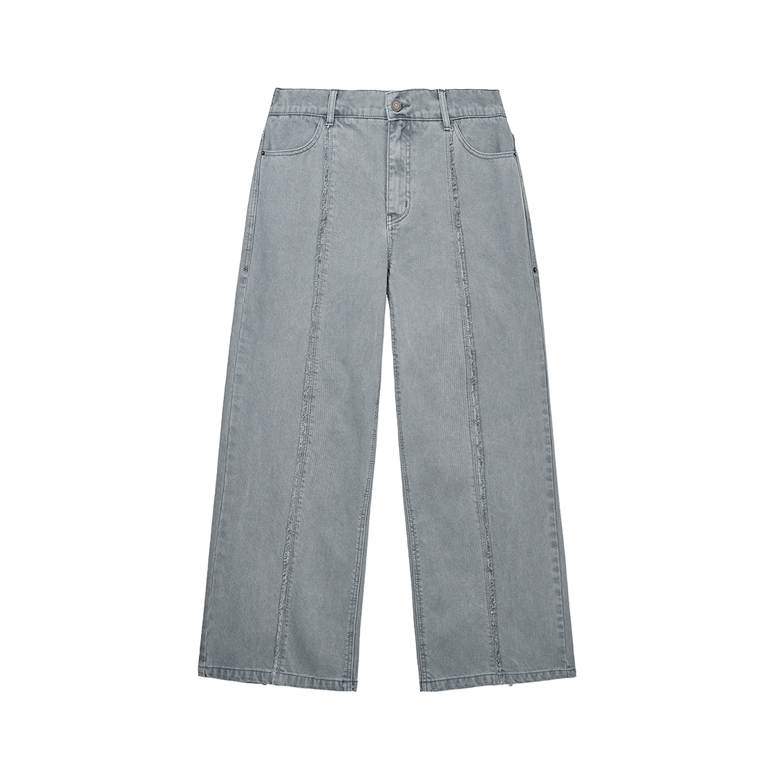 지오송지오 버티컬 컷 플레어 데님 팬츠 그레이 ZI2PT236GY(ZIOSONGZIO Vertical Cut Flare Denim Pants Grey)