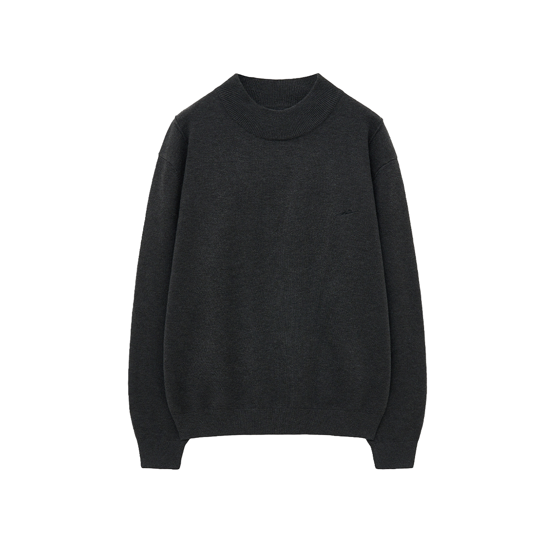지오송지오 모크넥 니트 그레이 ZI6KT782CH(ZIOSONGZIO Mock Neck Knit Grey)