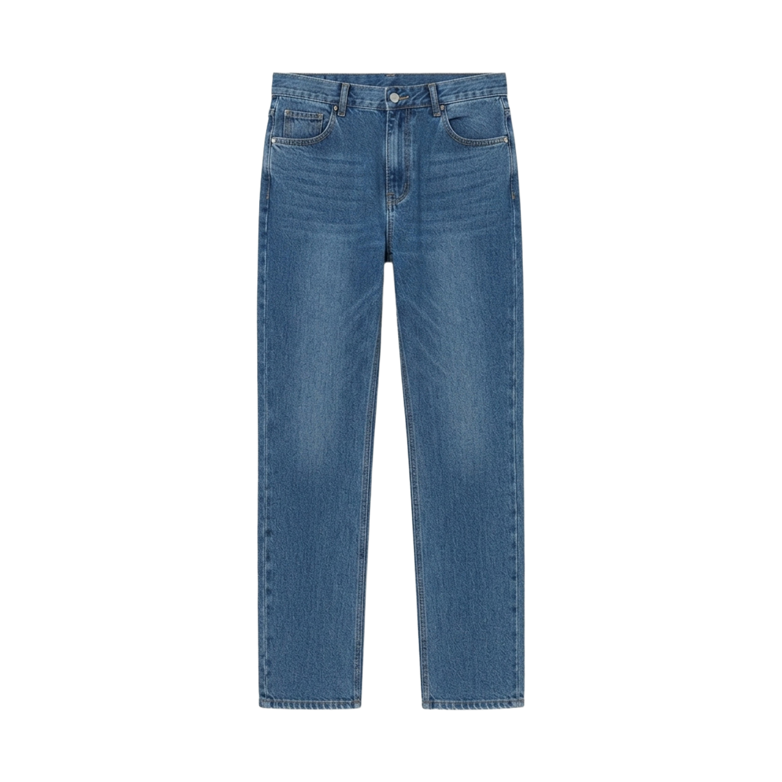 지크립 베이직 워싱 롱 일자 청바지  블루(GCLIP Basic Washed Long Straight Jeans Blue) - 2