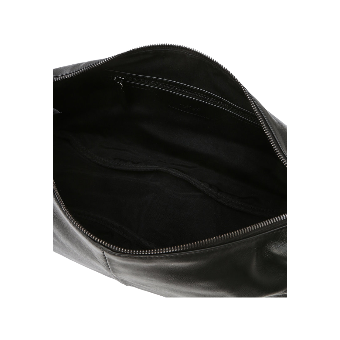 질스튜어트 맨 액세사리 램스킨100% 리얼 양가죽 블랙 호보 크로스백 JUBA6F116BK(Jillstuart Men's Acc Genuine Black Lambskin Leather Hobo Crossbody Bag) - 3