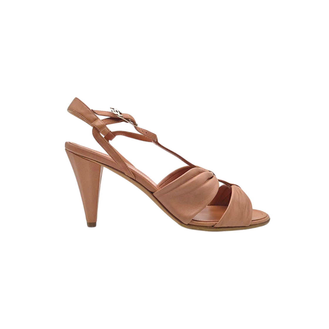 샤넬 셔링 리본 샌들(Chanel Ruffled Ribbon Sandals)