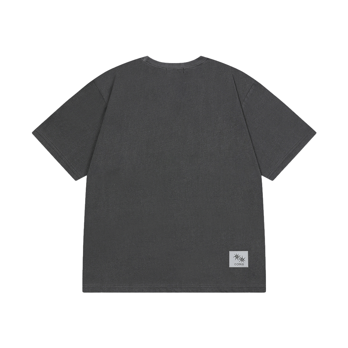 코이리스 로라 스몰 로고 피그먼트 반팔 티 남녀공용 차콜(Coiris Rora Small Logo Pigment Half T Unisex Charcoal) - 4