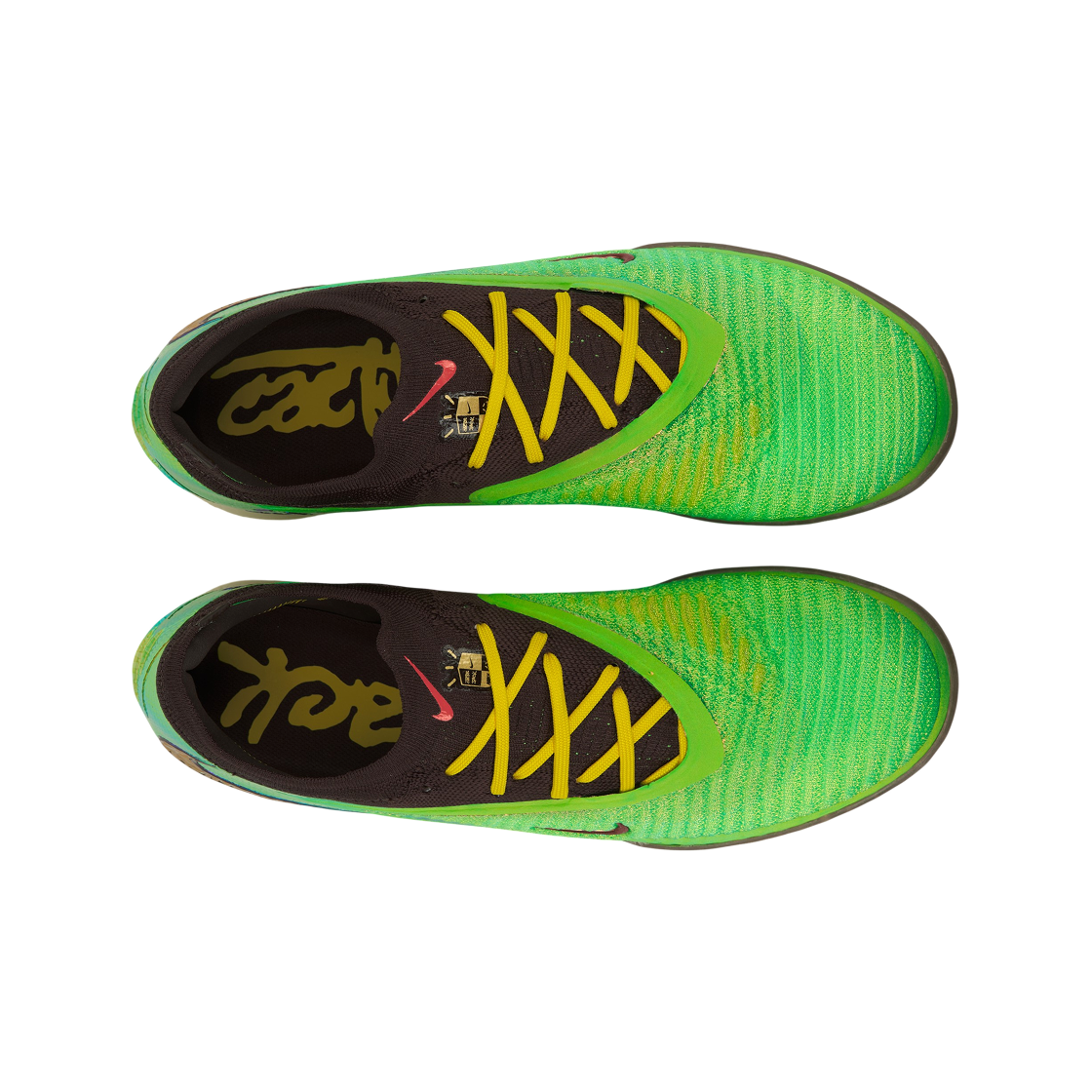 나이키 x 트래비스 스캇 캑터스 잭 팬텀 6 로우 인도어 어스 앤 메탈릭 골드(Nike x Travis Scott Cactus Jack Phantom 6 Low Indoor Earth and Metallic Gold) - 5