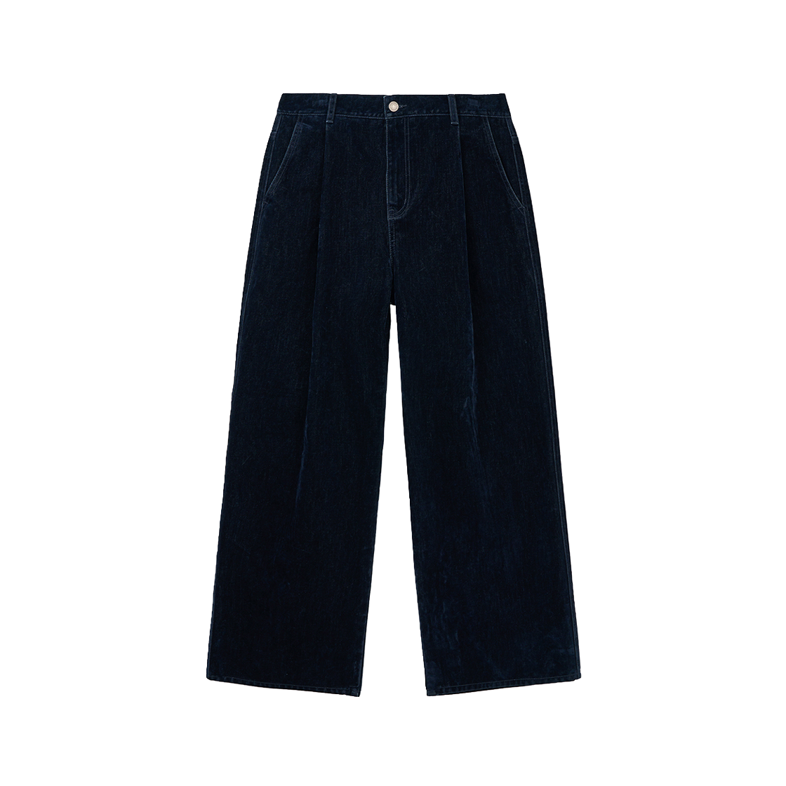지오송지오 벨벳 데님 팬츠 네이비 ZI2PT252NY(ZIOSONGZIO Velvet Denim Pants Navy) - 1