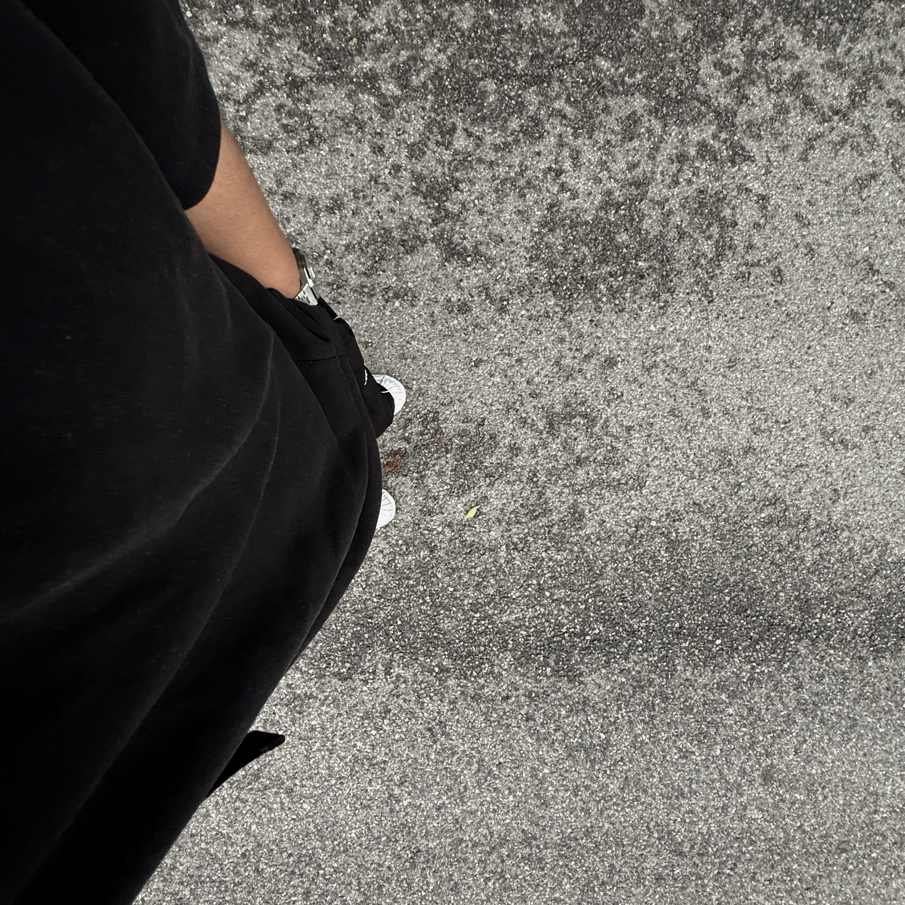 Balenciaga Large Tracksuit Pants Black, Maison Mihara Yasuhiro Blakey OG Sole Leather Low-top Sneakers White 착용 스타일