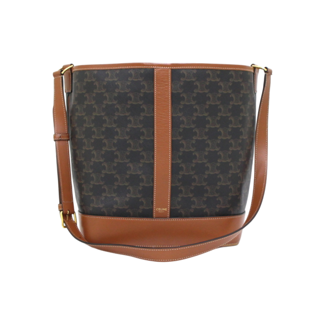 ITIEUSOROQFS Celine Triope Medium Bucket Bag