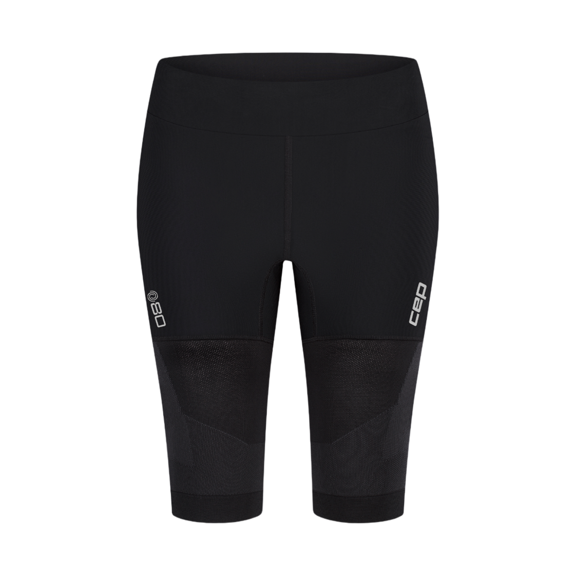 (W) CEP 프로 런 3D 컴프레션 쇼츠 블랙((W) CEP Pro Run 3D Compression Shorts Black)