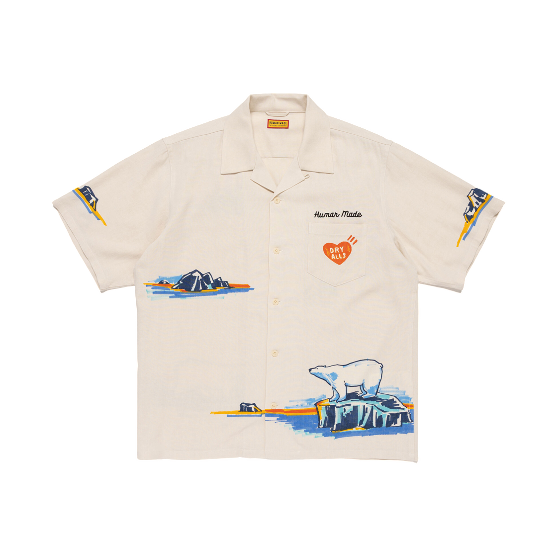 HM31SH012 Human Made Printed Shirt White