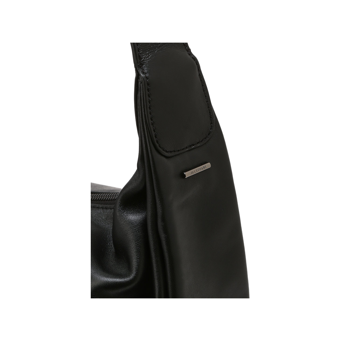 질스튜어트 맨 액세사리 램스킨100% 리얼 양가죽 블랙 호보 크로스백 JUBA6F116BK(Jillstuart Men's Acc Genuine Black Lambskin Leather Hobo Crossbody Bag) - 6