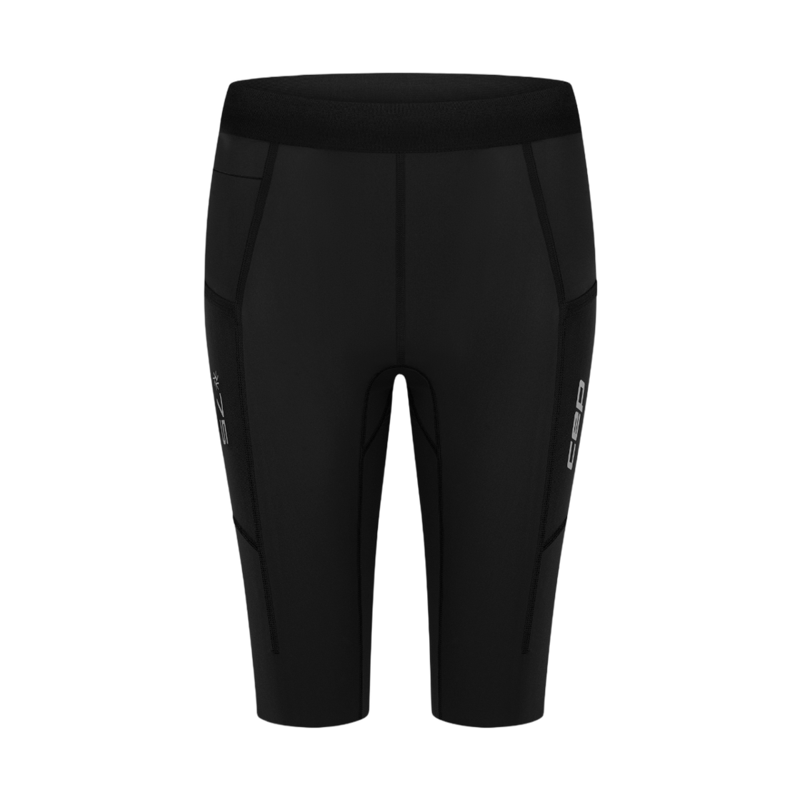 (W) CEP 프로 런 울트라라이트 카고 쇼츠 블랙((W) CEP Pro Run Ultralight Cargo Shorts Black)