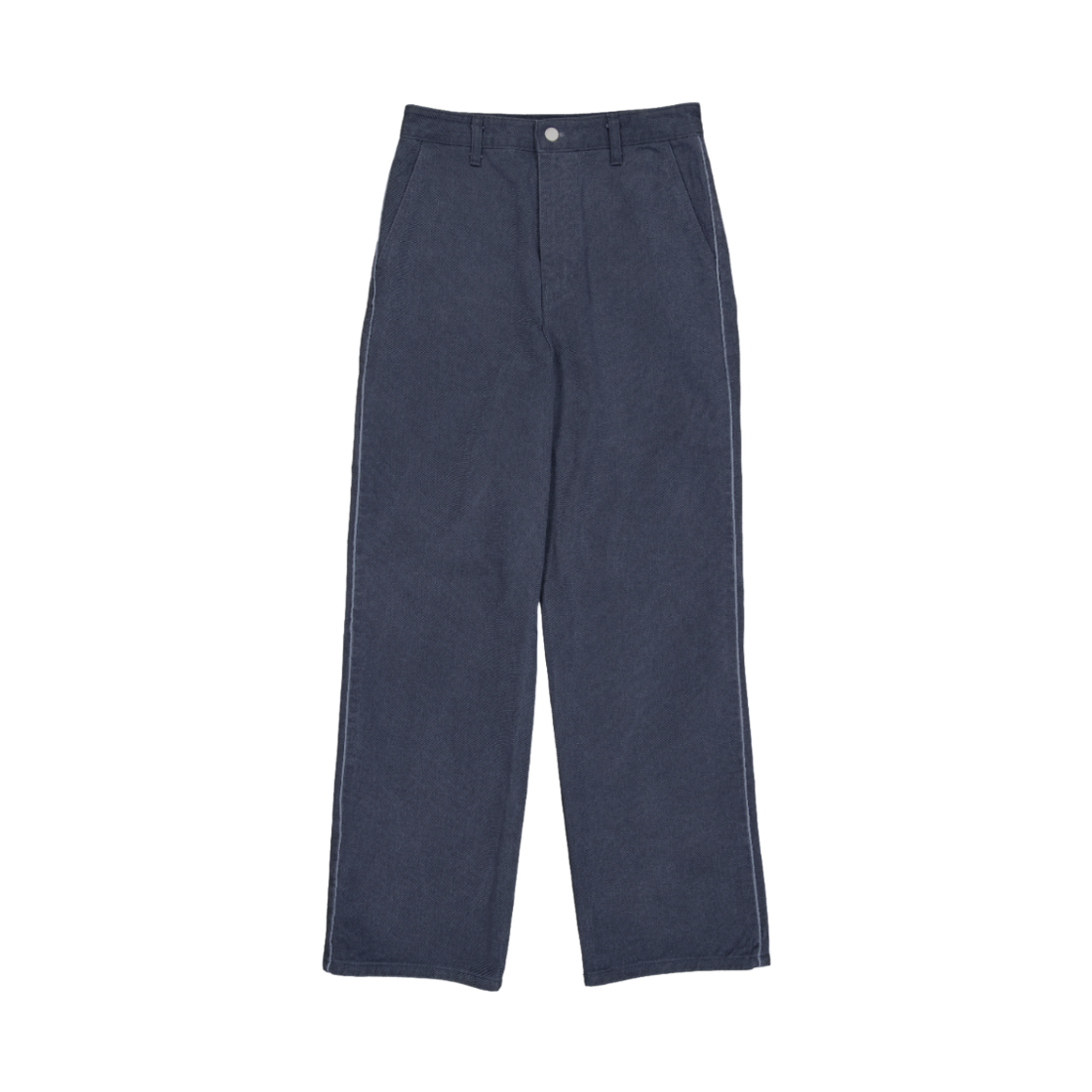 키마우라 유니폼 라인 팬츠 스틸 블루(kimaura Uniform Line Pants Steel Blue)