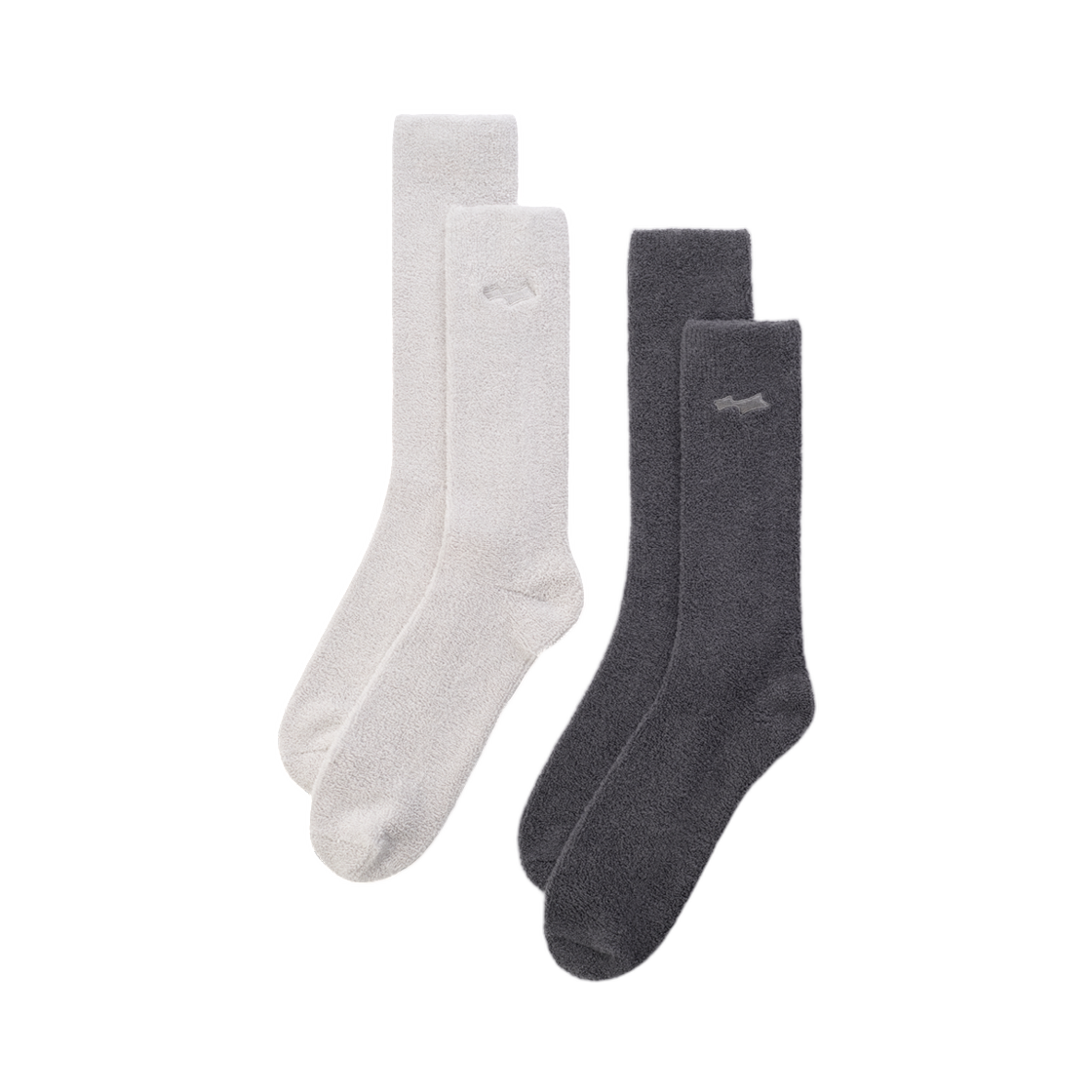 스카이라크 씬 루프 삭스 헤일리 그레이 제트 (2개입)(SKYLRK Thin Loop Sock Hailey Grey Jet (2 Pack))