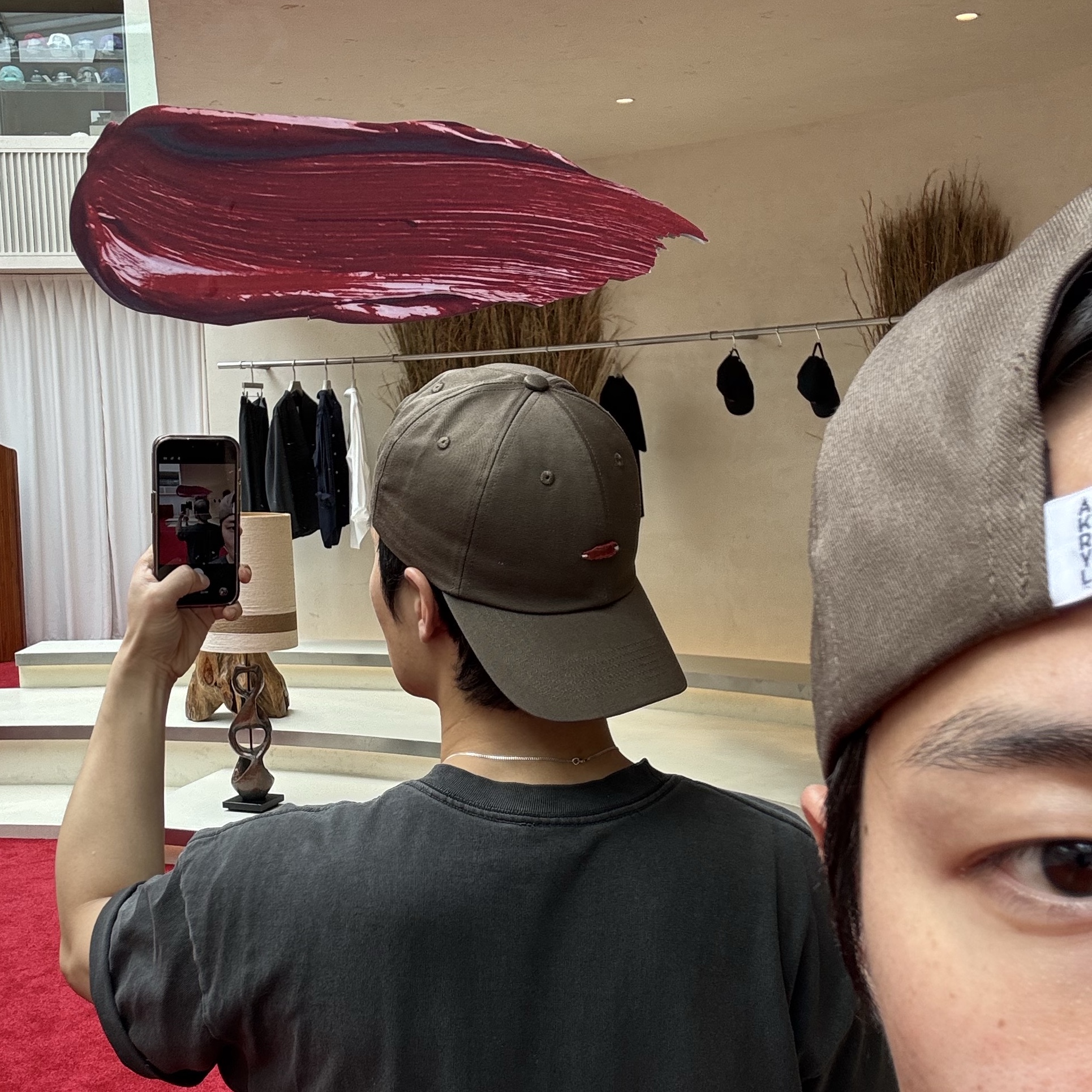 AKRYL Icon Cap Maron - 26FW 착용 스타일 - 2