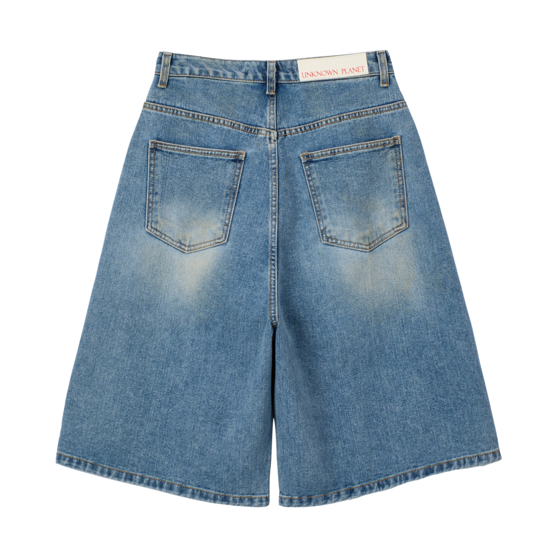언노운플라넷 딥라이즈 볼륨 버뮤다 팬츠 블루(UNKNOWN PLANET Deep Rise Volume Bermuda Pants Blue) - 2