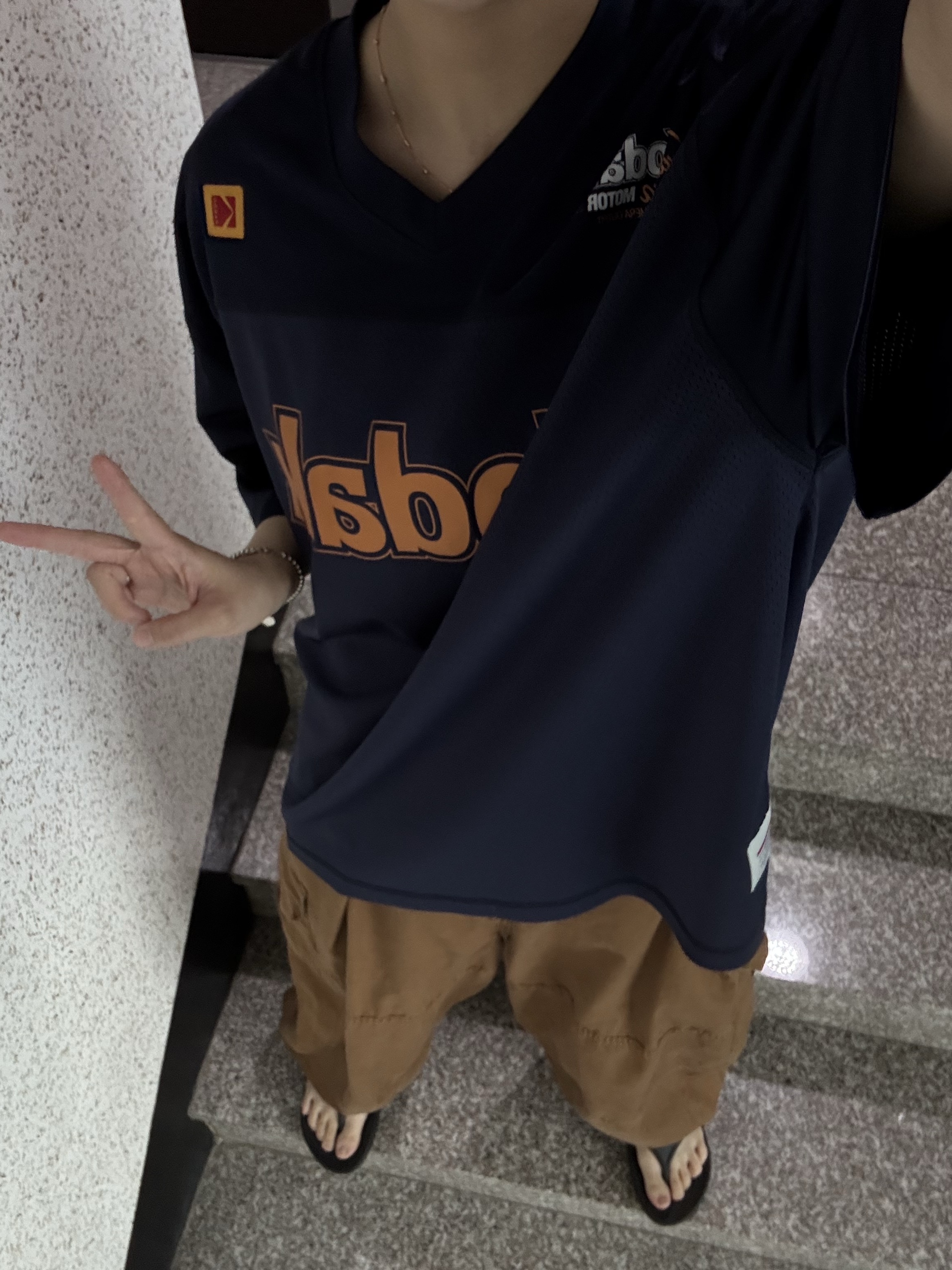 IAB Studio Pigment T-Shirt Black, Stussy Summer Classics T-Shirt Black 착용 스타일 - 3