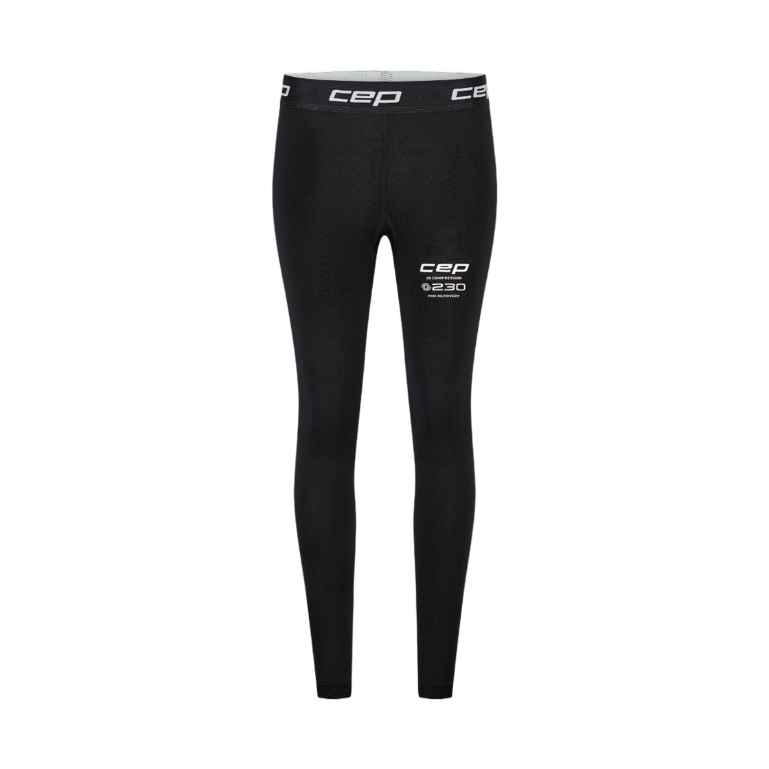 (W) CEP 프로 리커버리 컴프레션 타이츠 블랙((W) CEP Pro Recovery Compression Tights Black)