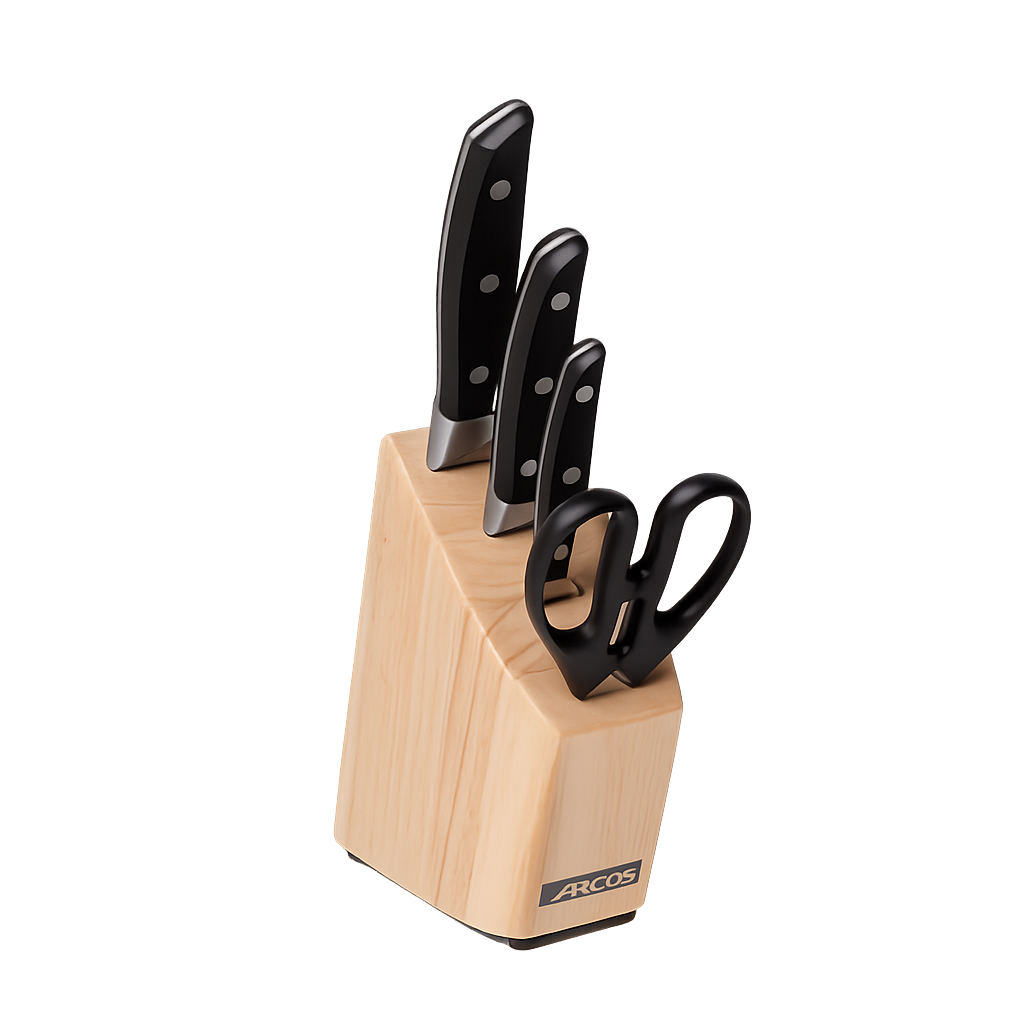 아르코스 맨하탄 블록 세트 4p(Arcos Manhattan 4‑Piece Knife Block Set)