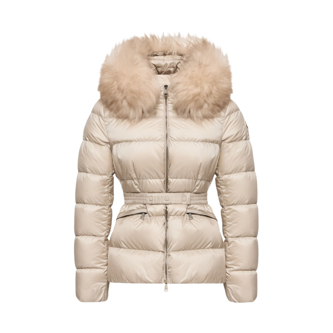 L2-093-1A00099-595FE-268 (W) Moncler Boed Shearing Trim Short Down Jacket Light Beige - 26FW