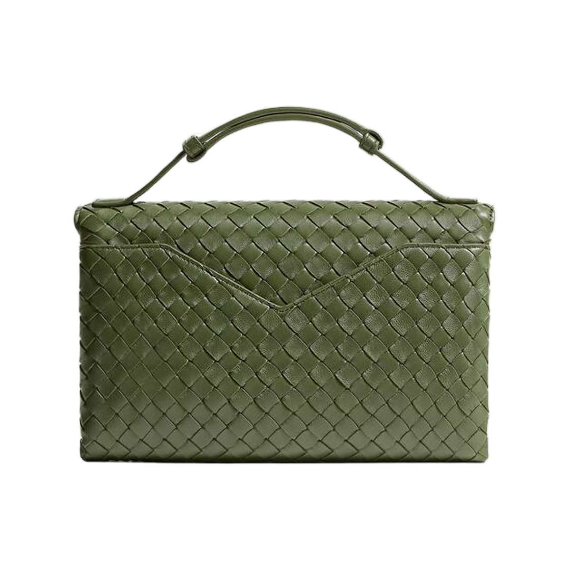 보테가 베네타 노트 락 그린 트위드(Bottega Veneta Knot Lock Green Tweed) - 2