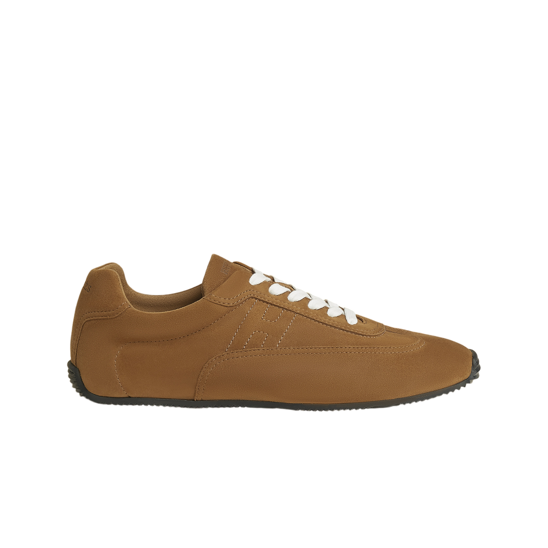 H261880ZHE5 Hermes Master Sneaker Suede Goatskin & Brun Fume