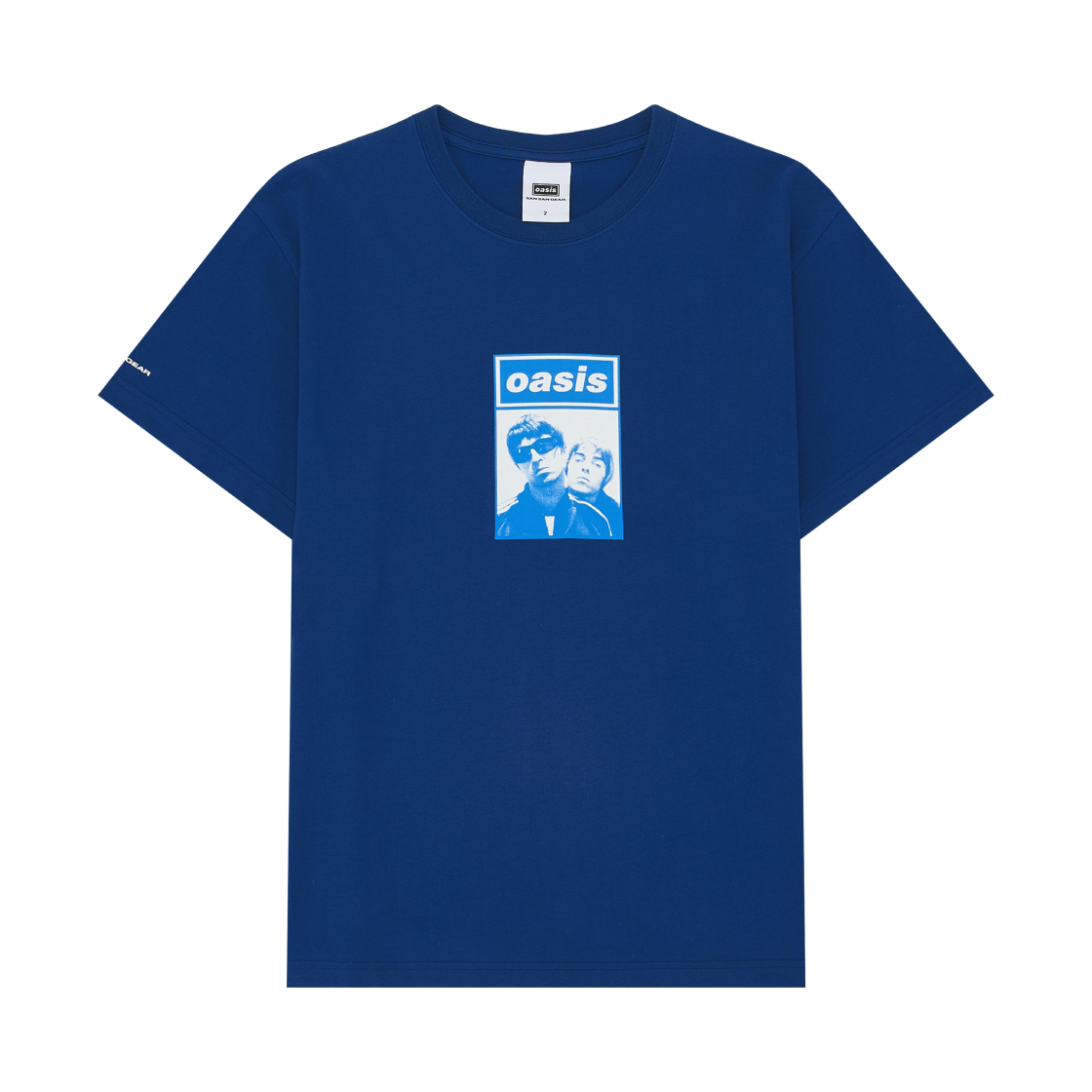 산산기어 X 오아시스 포토 티셔츠 블루(Sansan Gear x Oasis Photo T-Shirt Blue)