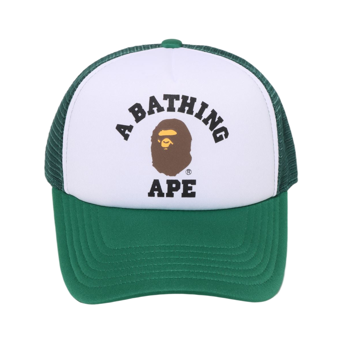 베이프 컬리지 메쉬 캡 그린(BAPE College Mesh Cap Green) - 2