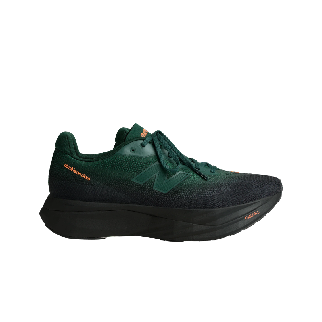 뉴발란스 x 에메 레온 도르 퓨어셀 슈퍼컴프 엘리트 V5 그린 오렌지 블랙(New Balance x Aime Leon Dore FuelCell SuperComp Elite v5 Green Orange Black) - 1