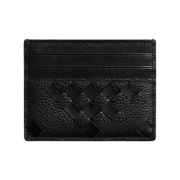 Bottega Veneta Intrecciato Credit Card Case Black