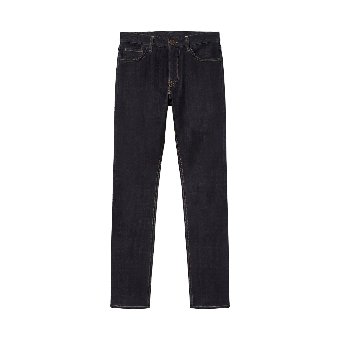 GC4128-블랙 GCLIP Black Spandex Slim Straight Jeans