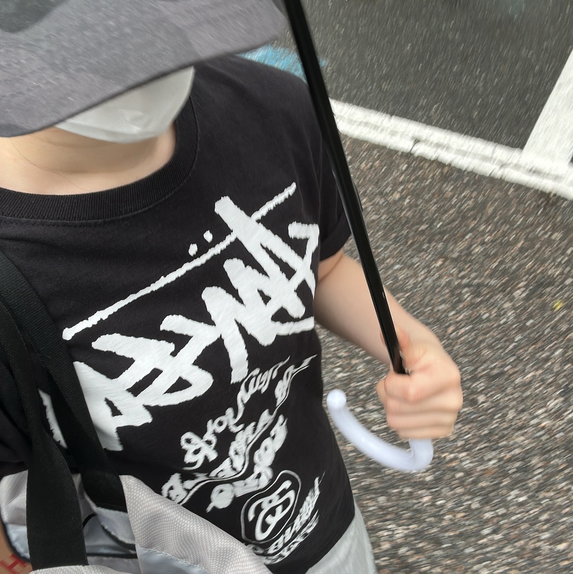 Casetify iPhone MagSafe Ripple Case White, Stussy Tour T-Shirt Black 착용 스타일 - 4