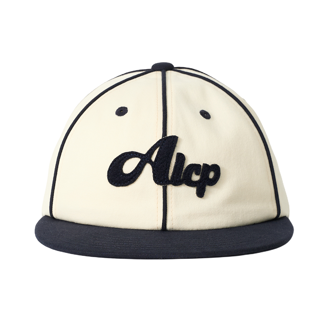올인컴플리트 ALCP 라인 파이핑 캡 네이비 & 아이보리(Allincomplete ALCP Line Piping Cap Navy & Ivory) - 2