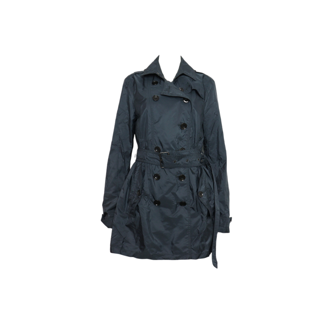 버버리 3945716 네이비 나일론 브릿라인 벨트 여성 트렌치코트 자켓aa64540(Burberry Navy Nylon Britline Belted Trench Coat)