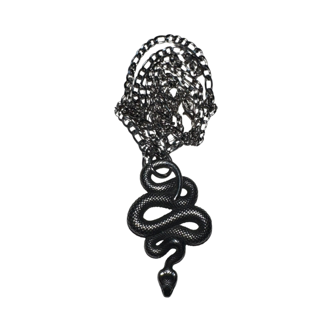 에이엑스커넥션 스네이크 펜던트 체인 네크리스(AX CONNECTION Snake Pendant Chain Necklace)