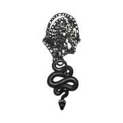 AX CONNECTION Snake Pendant Chain Necklace