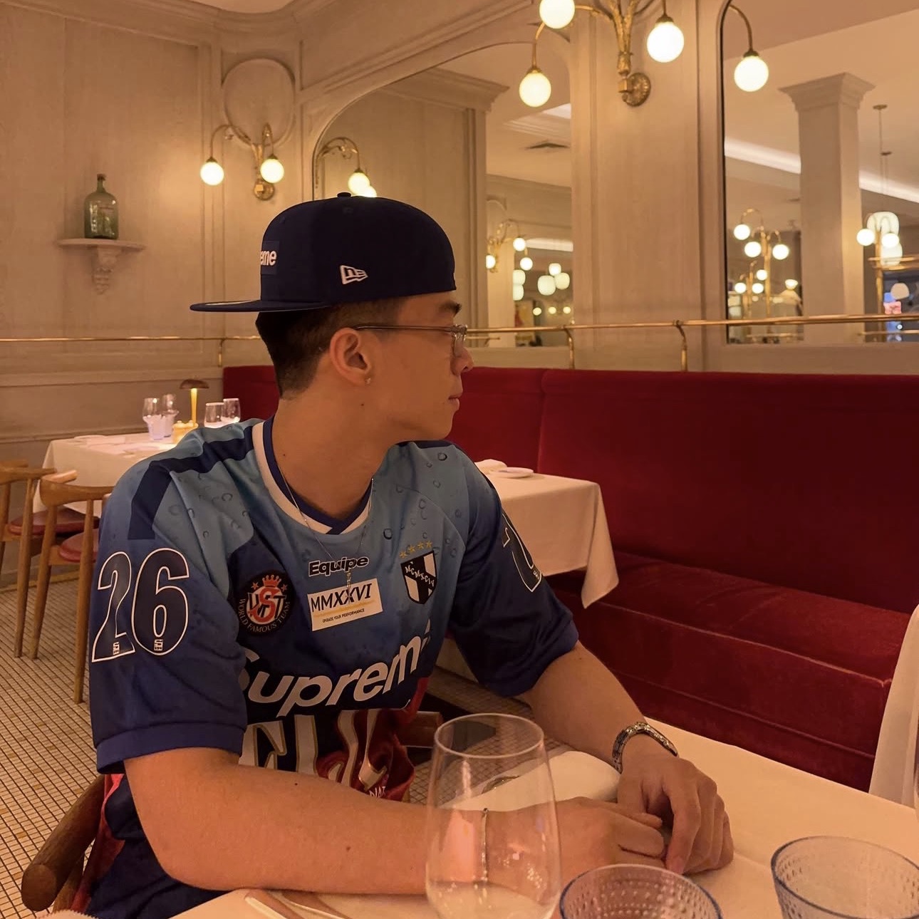 Supreme x FIJI Soccer Jersey Multicolor - 26SS 착용 스타일 - 1