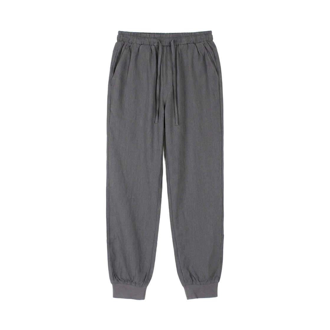 GC8609-8610-그레이 GCLIP String Banding Slacks Jogger Pants Gray