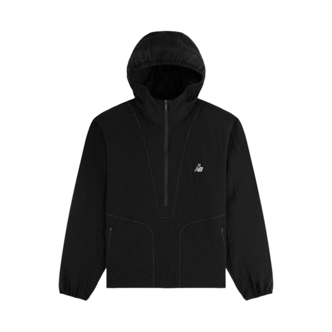 에메 레온 도르 x 뉴발란스 브리더블 하프집 풀오버 제트 블랙(Aime Leon Dore x New Balance Breathable Half-Zip Pullover Jet Black) - 1