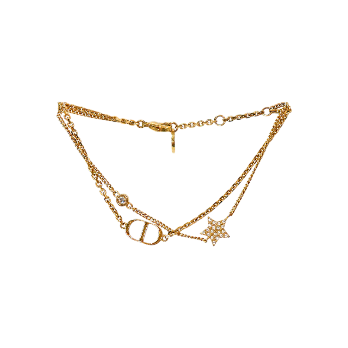 ITHKMU4TP5LS Dior Petit CD Double Gold Bracelet C-B63182