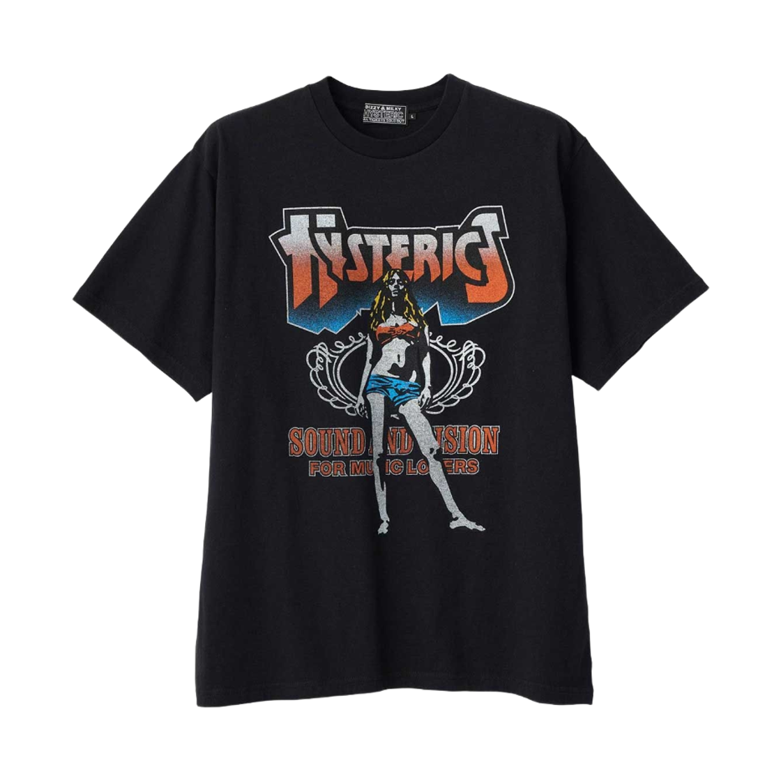 02261CT04 Hysteric Glamour Bad Ass Mama Tour T-Shirt Black