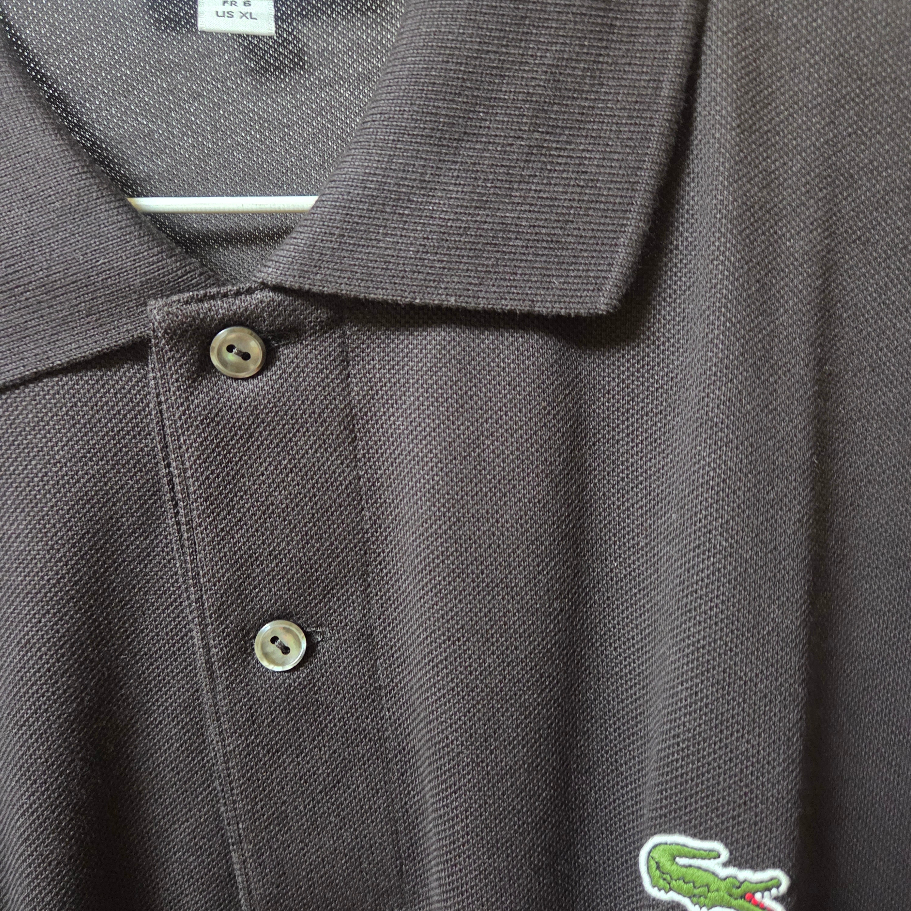 Lacoste Classic Fit L.12.12 Original Polo Shirt Dark Brown, Nintendo Switch OLED White (Korean Ver.) 착용 스타일 - 1