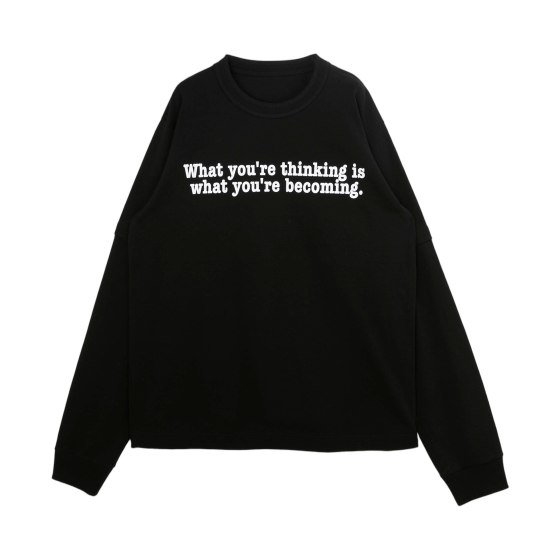 사카이 무하마드 알리 롱슬리브 티셔츠 블랙(Sacai Muhammad Ali Long-Sleeve T-Shirt Black)